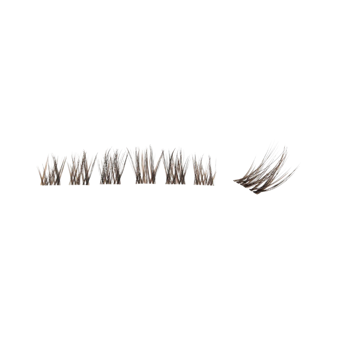 Grappes de faux cils permanents pour faire des extensions de cils maison - Couleur Marron Chocolat